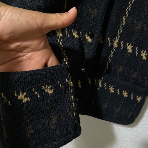 KRYSTAL KOBE  CÁRDIGAN SWEATER CROCHET SIZE M EXCELLENT CONDITION - Picture 5 of 7